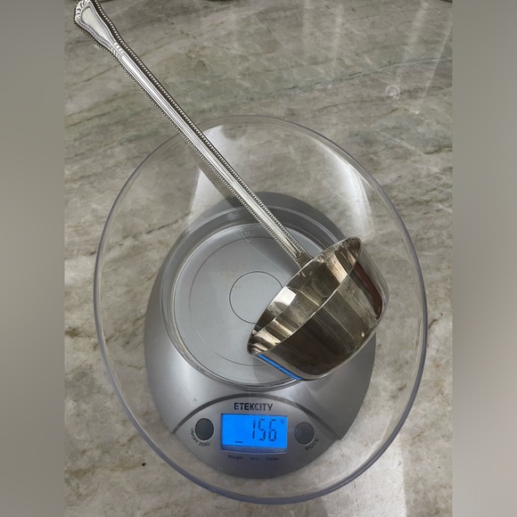 Sterling Silver Soup Ladle, 11”, MINT Condition, Russian Made - Picture 6 of 7